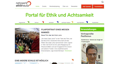 Desktop Screenshot of ethik-heute.org