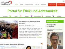 Tablet Screenshot of ethik-heute.org